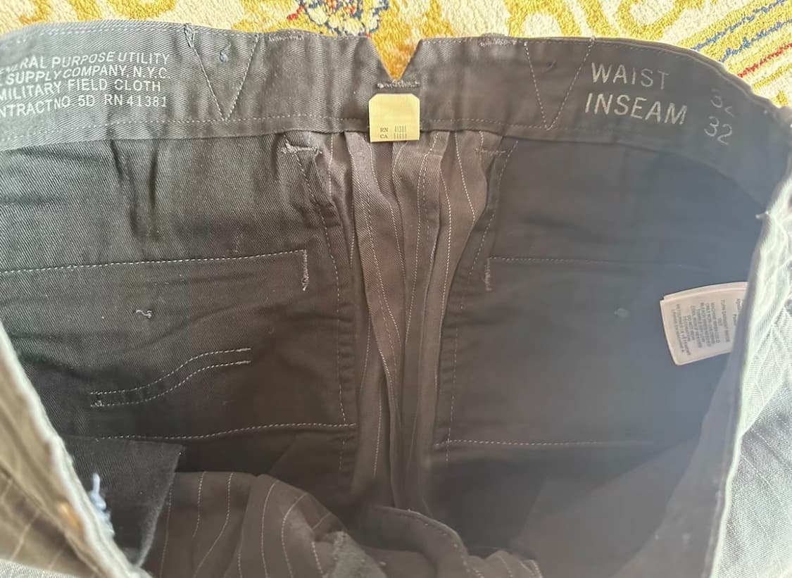 Rrl 더블알엘 스트라이프 카고 팬츠 상품이미지7