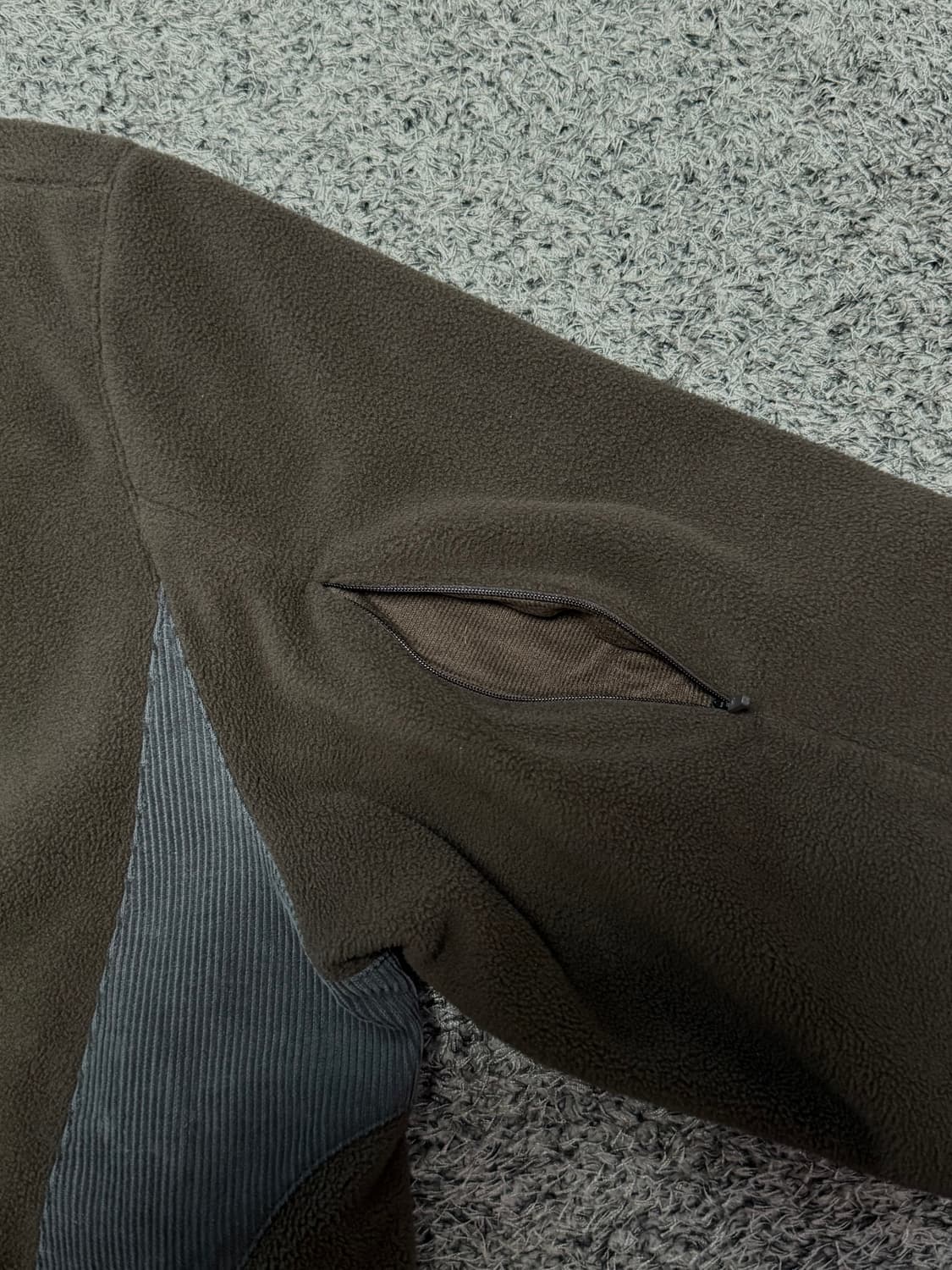 24fw 산산기어 플리스 자켓 브라운 상품이미지5