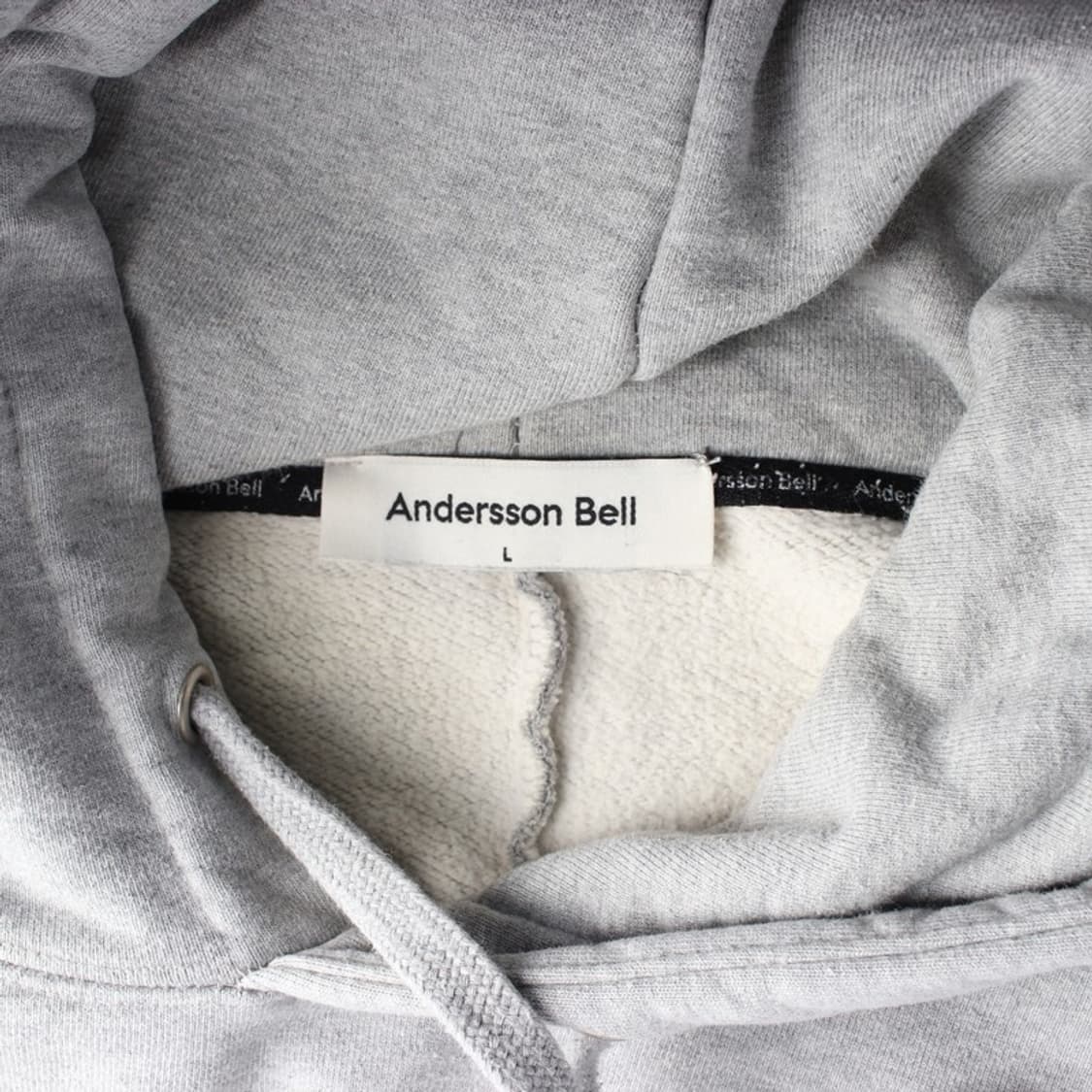 앤더슨벨 그레이 컷오프 그래픽 후드 L 상품이미지5