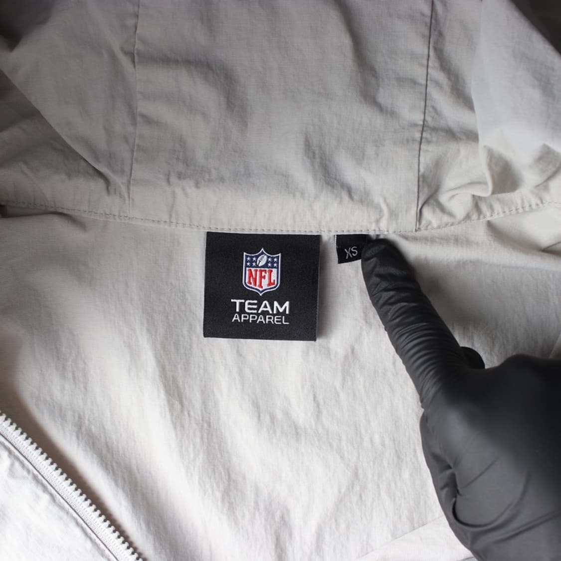 NFL 로고 하프집업 반팔 아노락 XS 상품이미지5