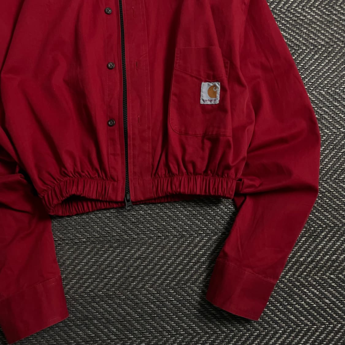 칼하트 크롭 리메이크 투웨이 셔츠 자켓o 4344 상품이미지2