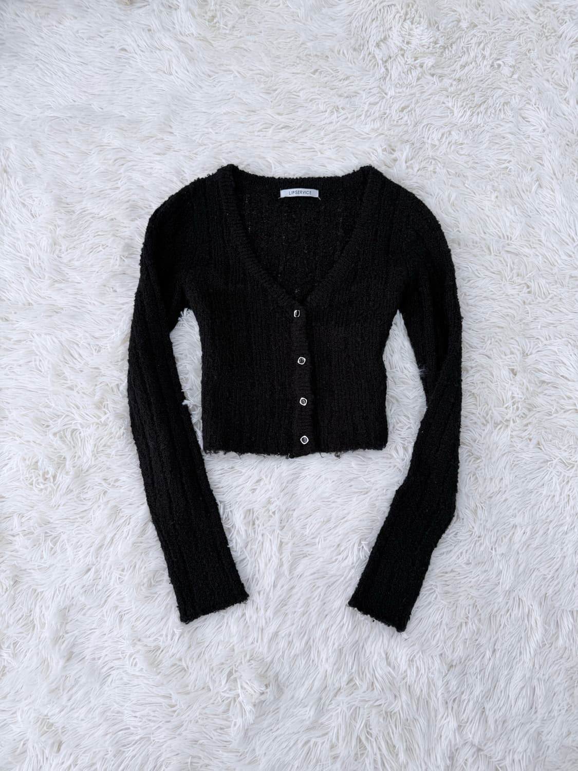 슬림핏 크롭 가디건 상품이미지1