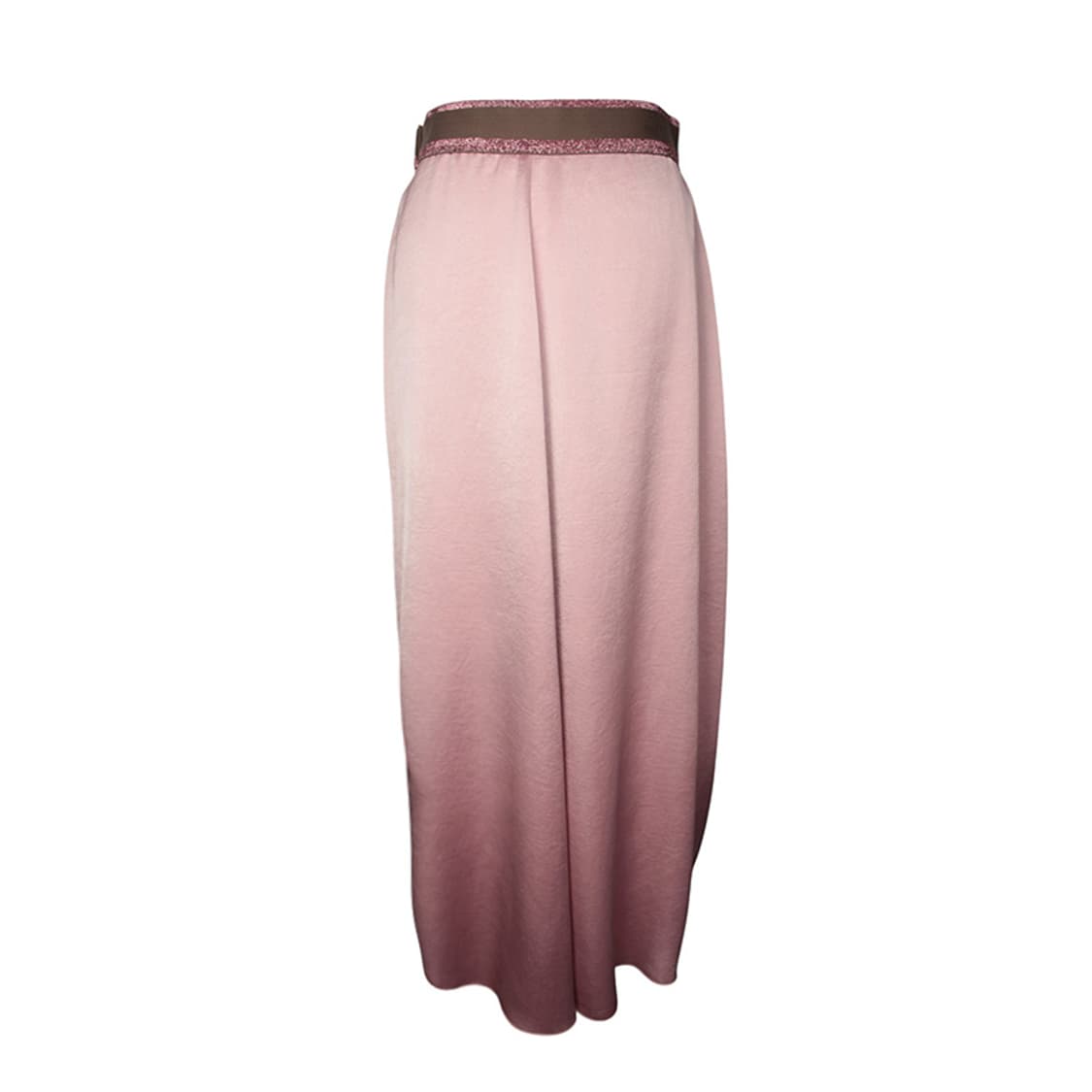 막스마라 인트렌드 쉘핑크 새틴 밴딩 스커트 66 상품이미지2