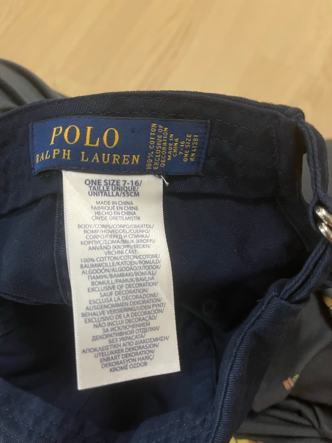 폴로 키즈 네이비 볼캡 상품이미지3