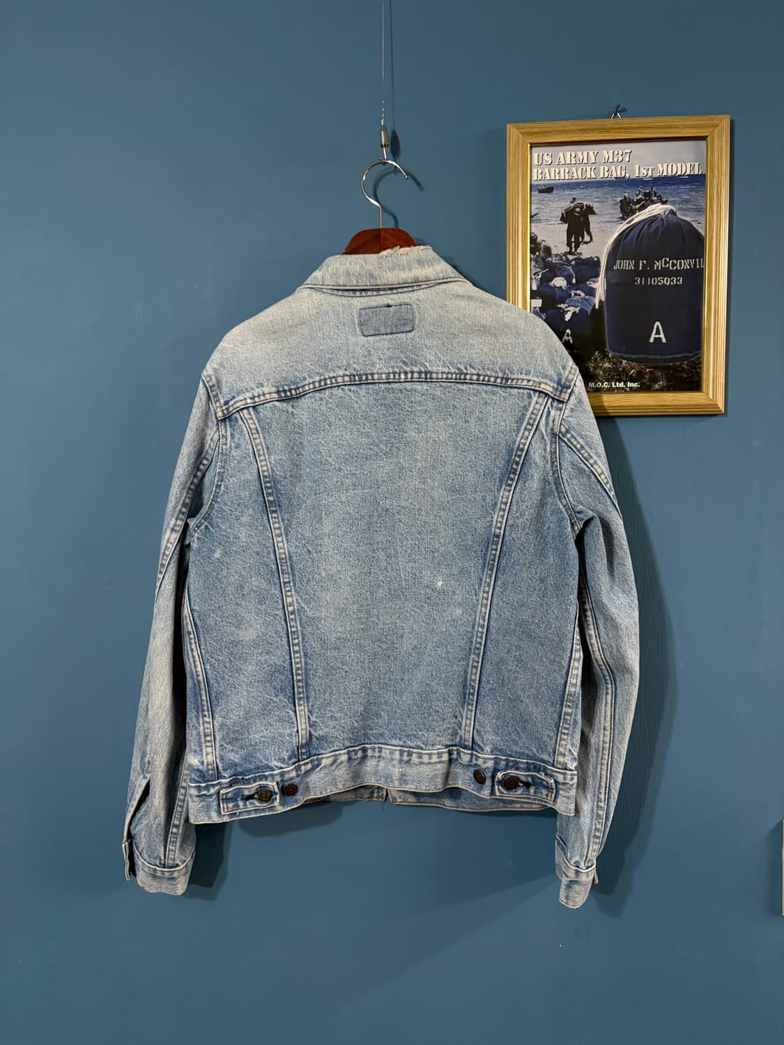 80‘s USA Levis 70506 denim jacket.  상품이미지10