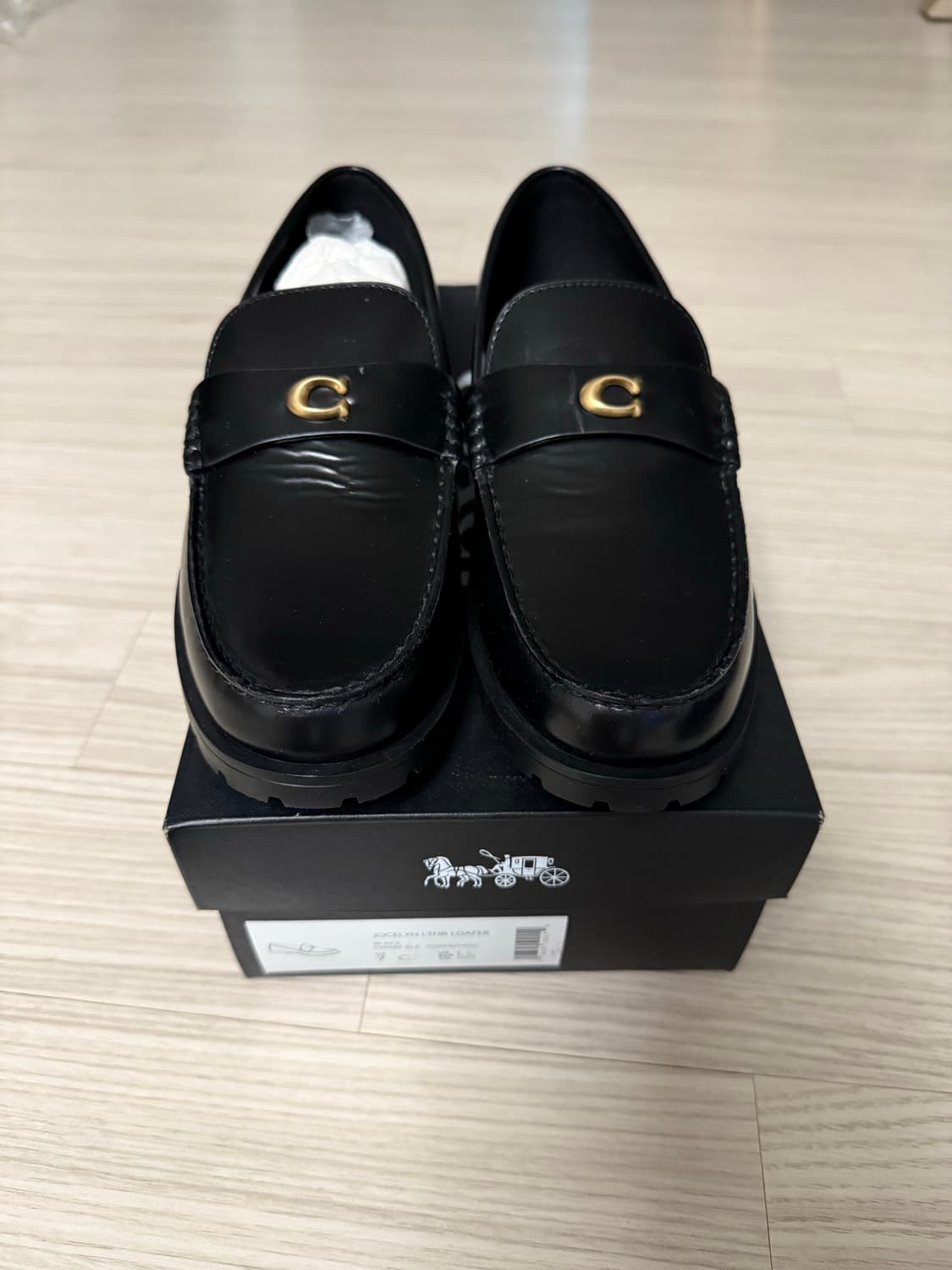 Coach 코치 조셀린 블랙 로퍼 새상품 상품이미지1