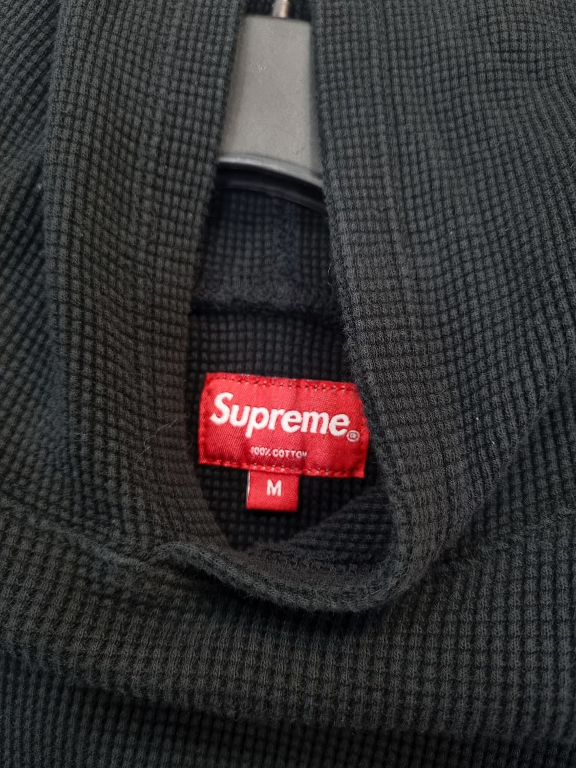 슈프림 블랙 후드티 M 상품이미지3