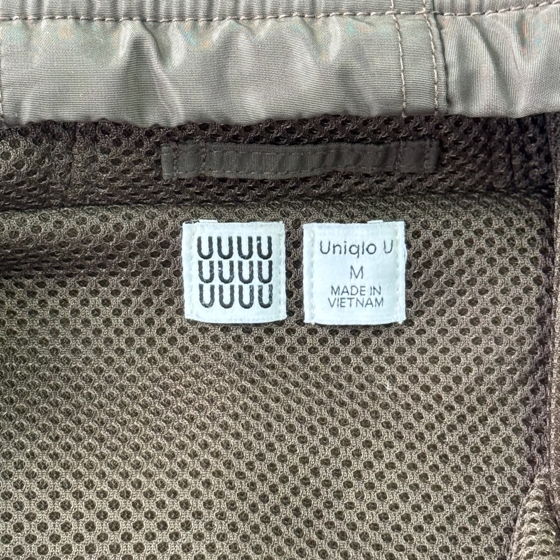 유니클로 U 르메르 초판 나일론 카키 후드점퍼 M 상품이미지7