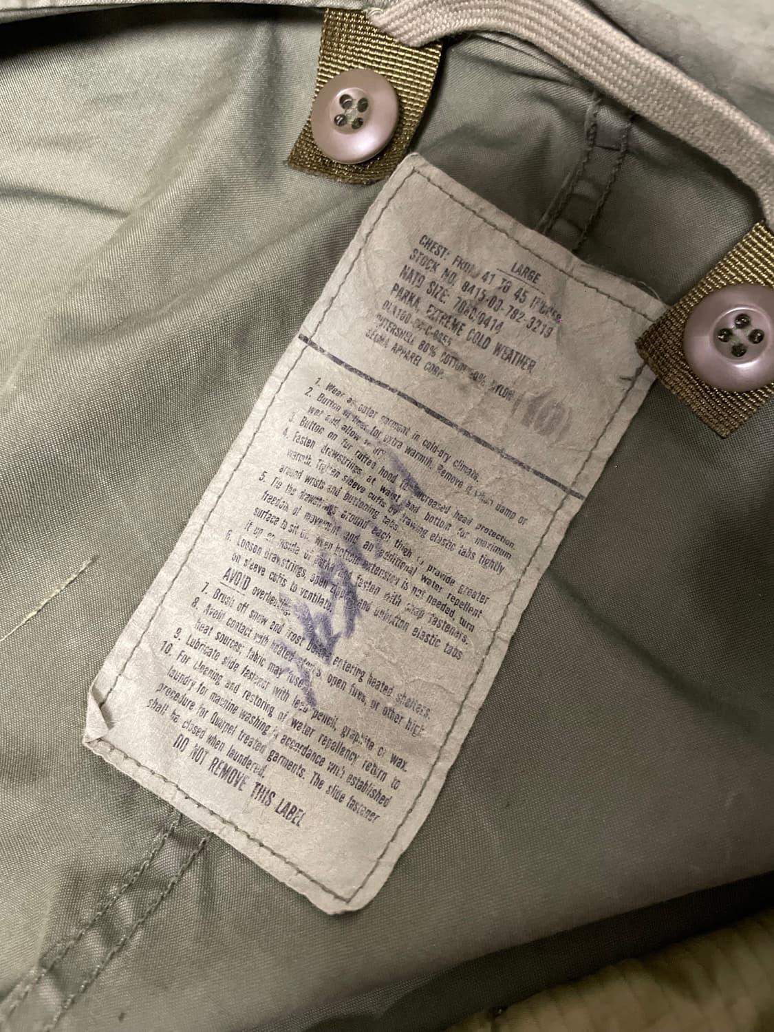 M65 오리지날 개파카 Xl 상품이미지3