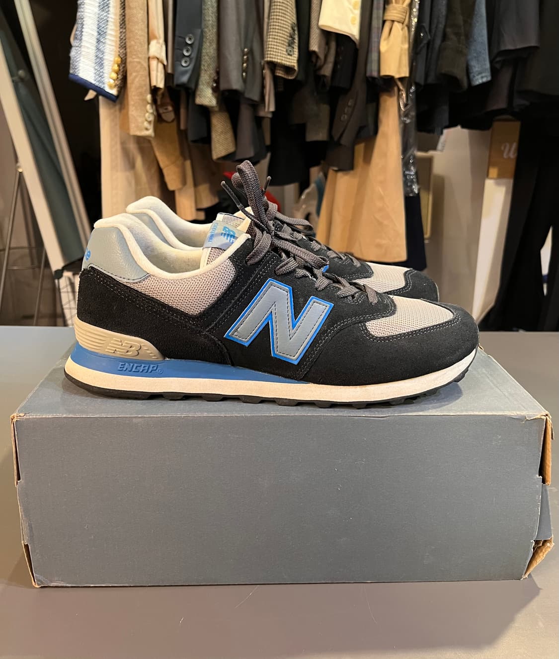 뉴발란스 × 제이크루 574 블랙 / 그레이 상품이미지4