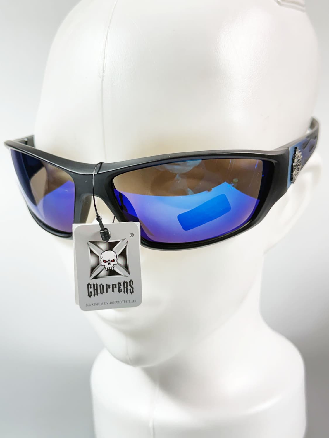 CHOPPERS 맷블랙 랩어라운드 스포티 바이커 빈티지 선글라스 상품이미지9