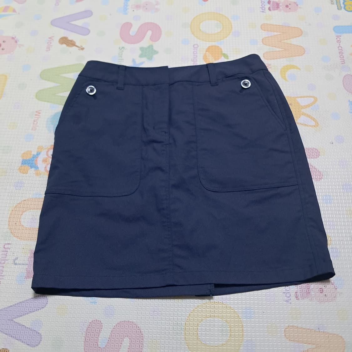 타이틀리스트 일본 정품 골프 스커트 네이비 약70~73 상품이미지1