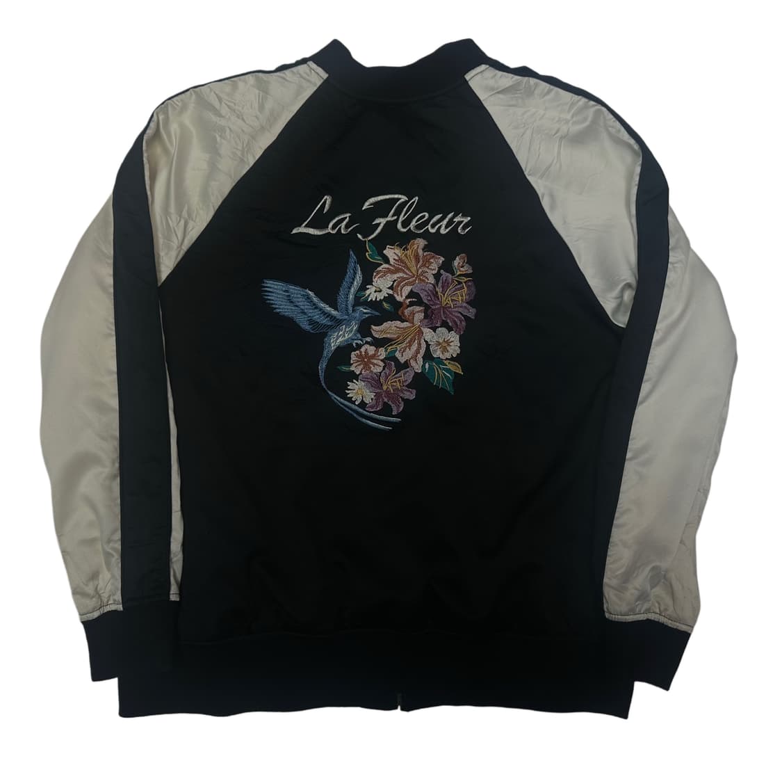 JPN Vintage 플로랄빅로고 블랙스카쟌 100 상품이미지1