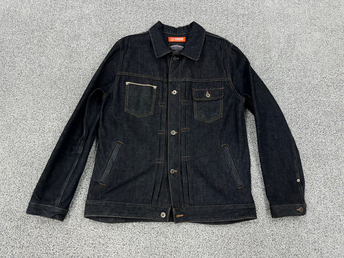 프리즘웍스 x KALSON 셀비지 데님자켓 상품이미지1