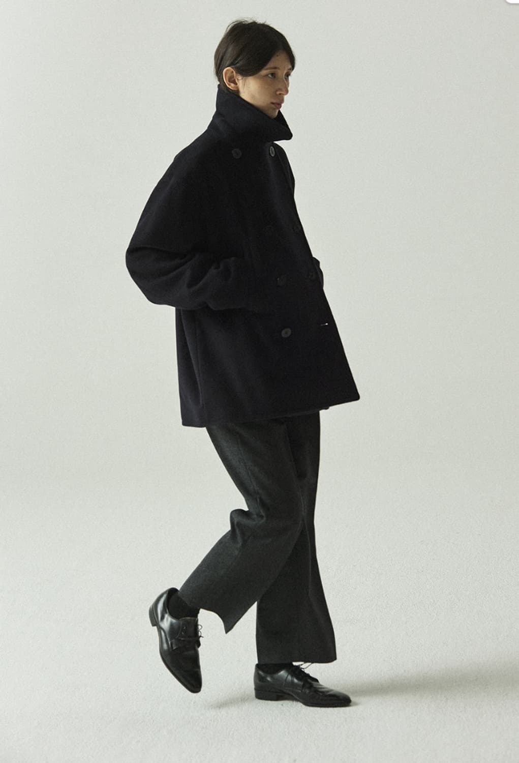 토마스모어 울/캐시미어 피코트 상품이미지5