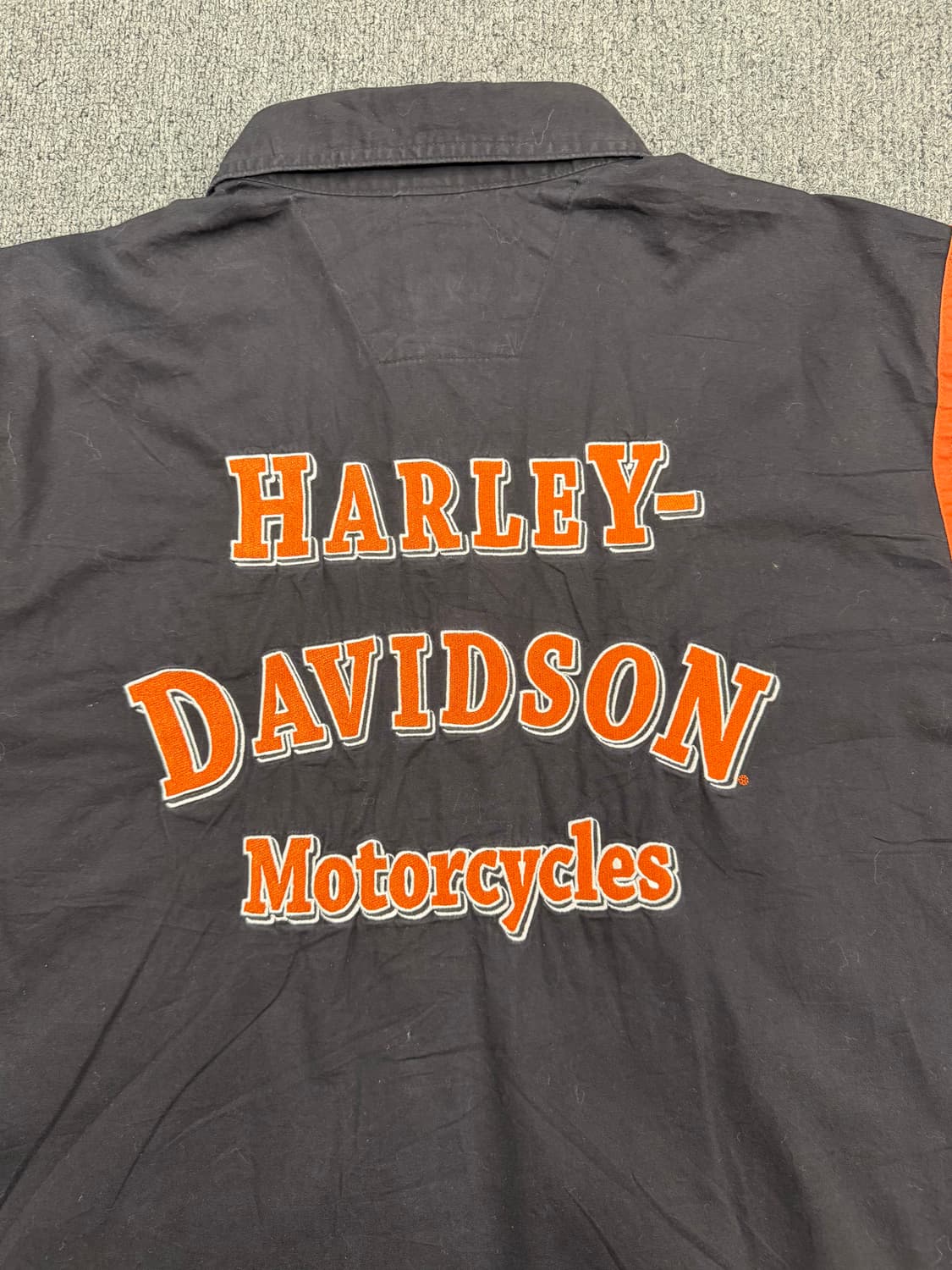 XL)할리데이비슨 빈티지 패치자수 반팔 셔츠 상품이미지6