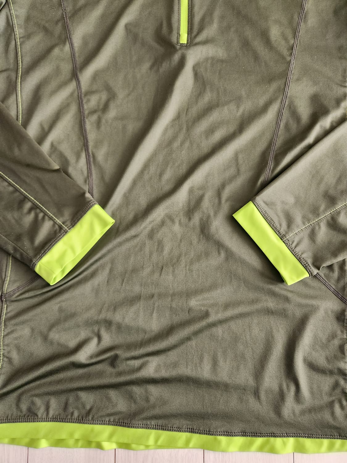 새상품급)노스페이스 하이퍼 테크 아노락 하프집업 기능성 긴팔티 xl 상품이미지4