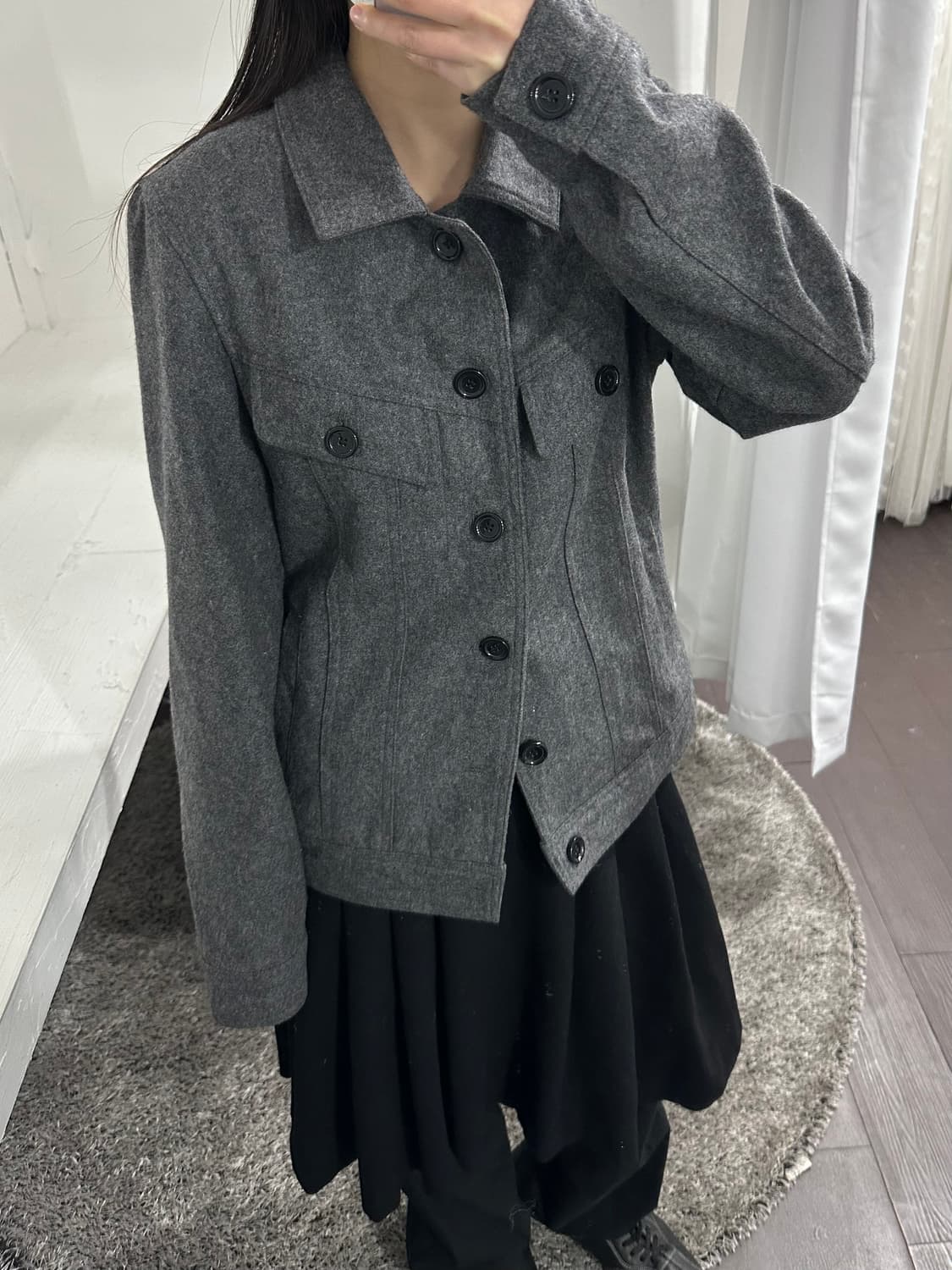 browny casual button jacket 상품이미지4