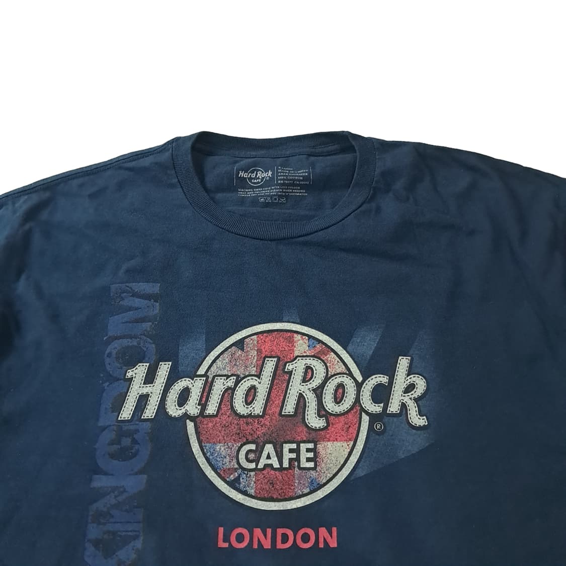 CK169 XL 하드락카페 런던 다크네이비 반팔 티셔츠 상품이미지2