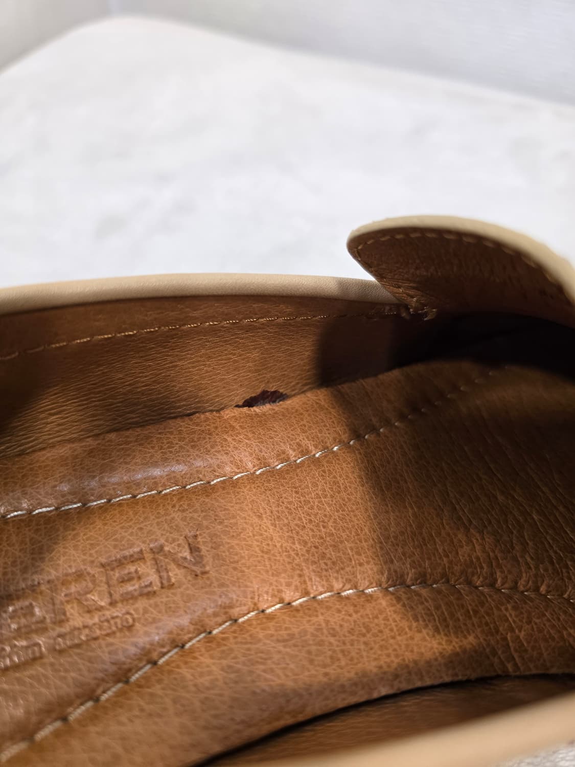 쿠에른 CUEREN  태슬 로퍼 단화 베이지 235 상품이미지10