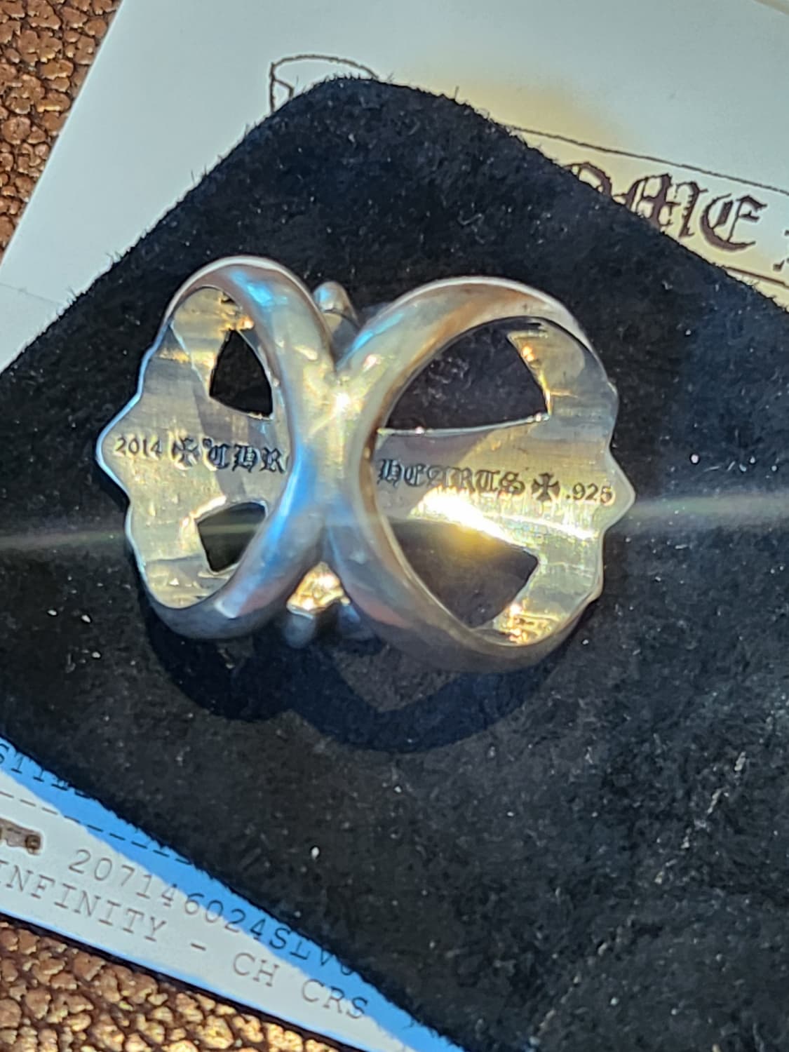 크롬하츠 정품 인피니티링 us 9.5 판매합니다 상품이미지2