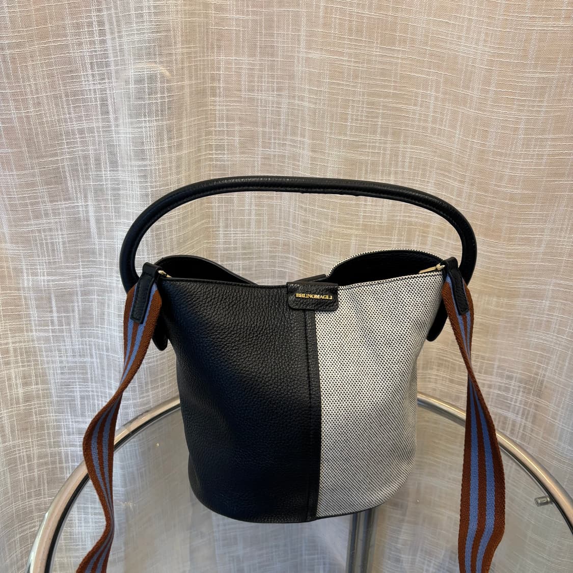 정품 브루노말리 버킷 숄더백 토트백     상품이미지2