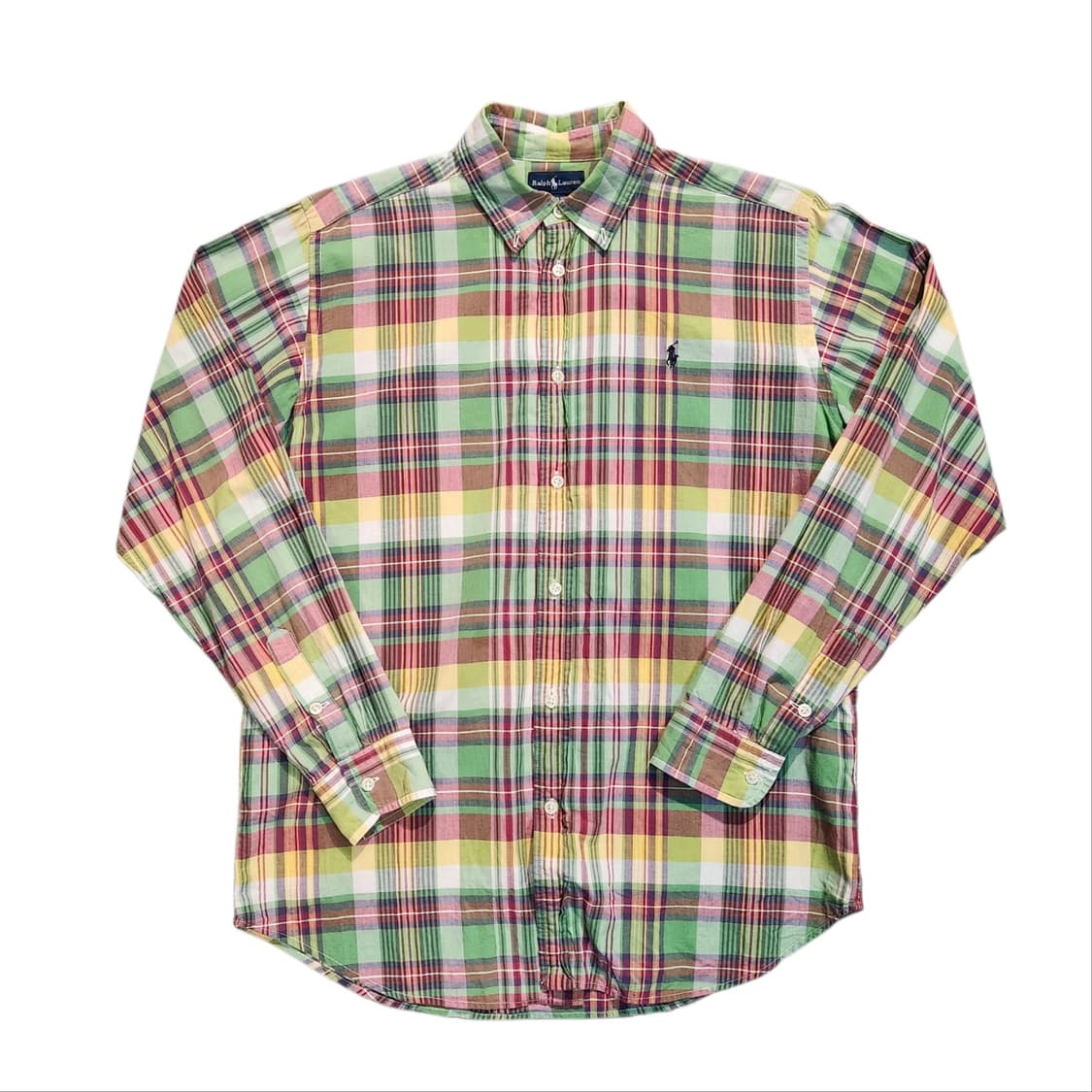 폴로 랄프로렌 체크 셔츠 남방 긴팔 (XL) 상품이미지1