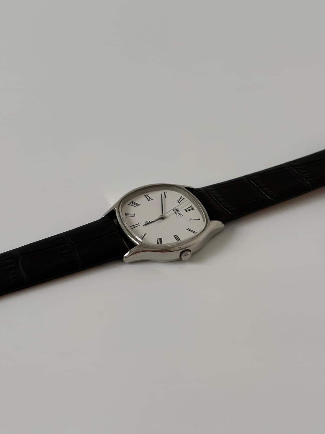 1980s Chariot Cushion Case Silver Quartz 상품이미지5