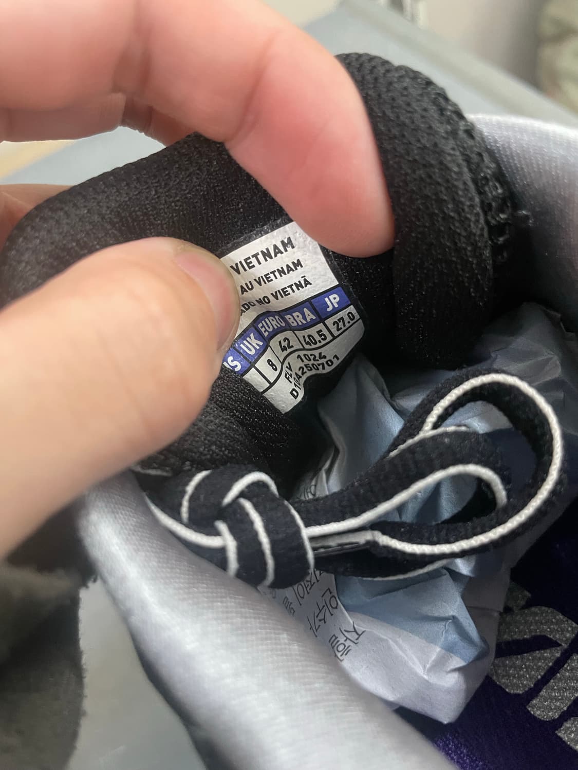 미즈노 웨이브 프로페시 LS 블랙 퍼플 헤이즈 270 상품이미지7