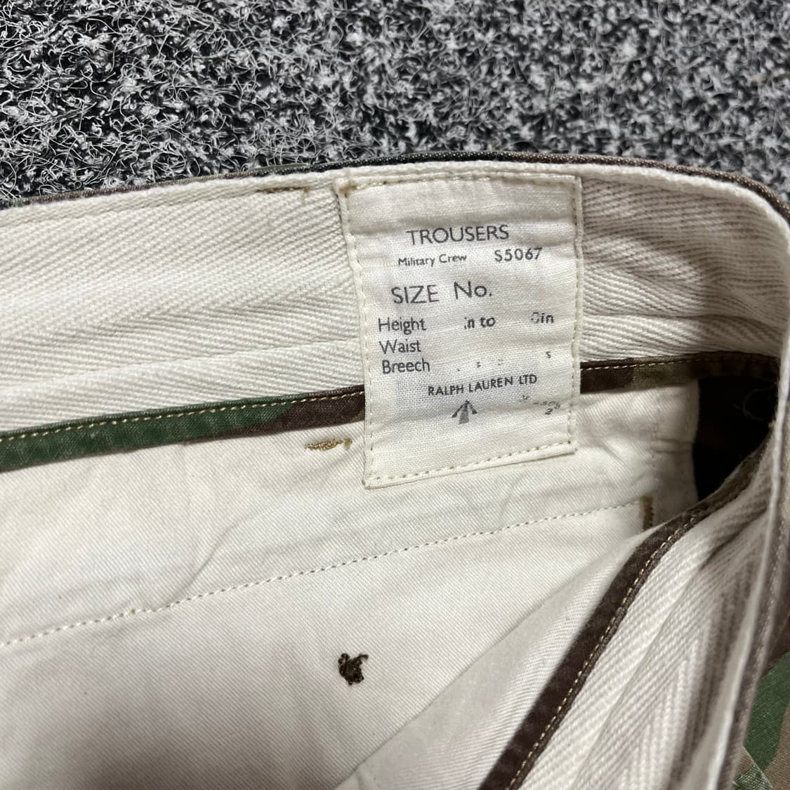 폴로 랄프로렌 카모 카고 조거 팬츠 상품이미지4