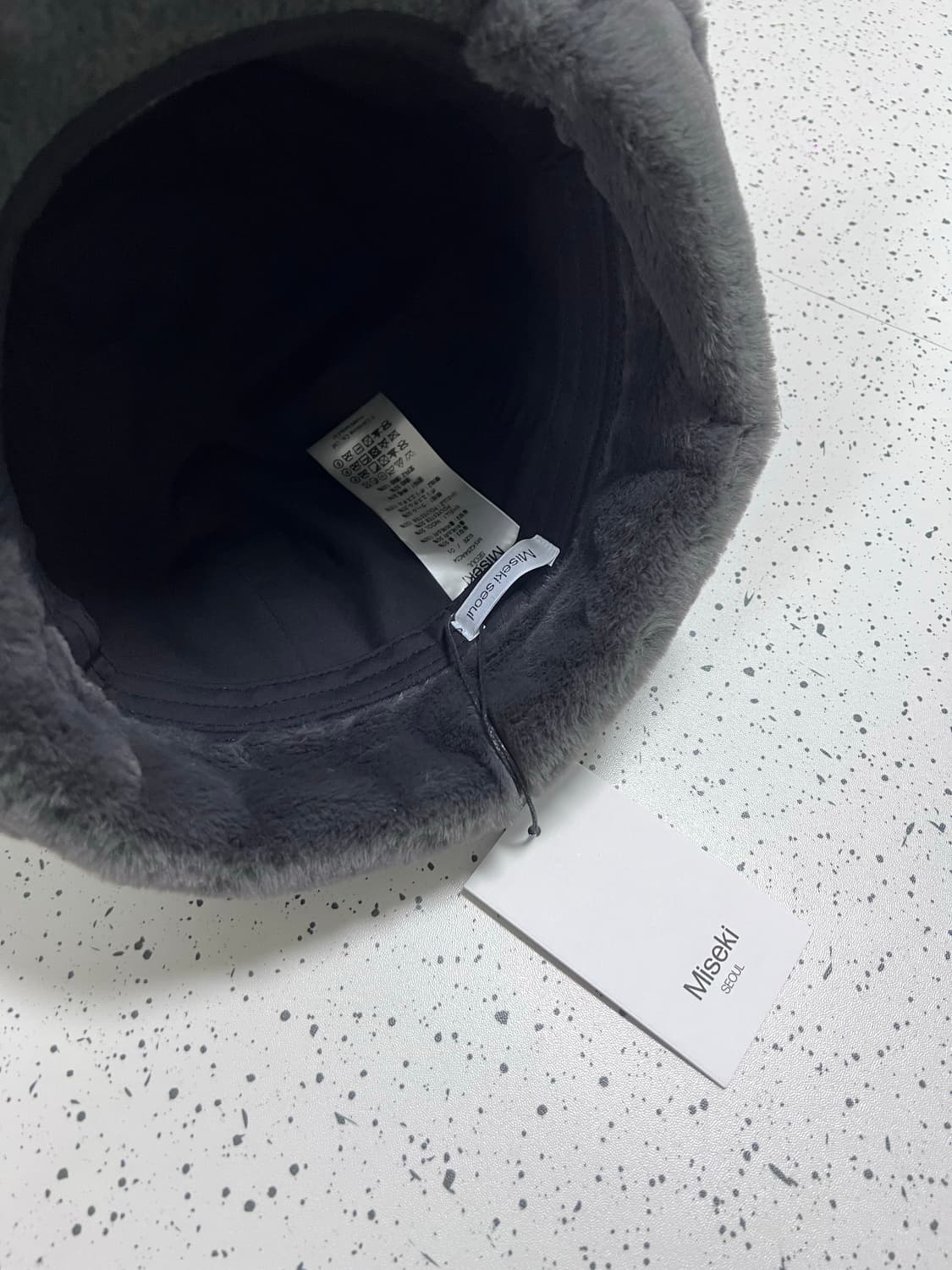 [새상품] 미세키서울 뉴스보이캡 차콜 상품이미지3