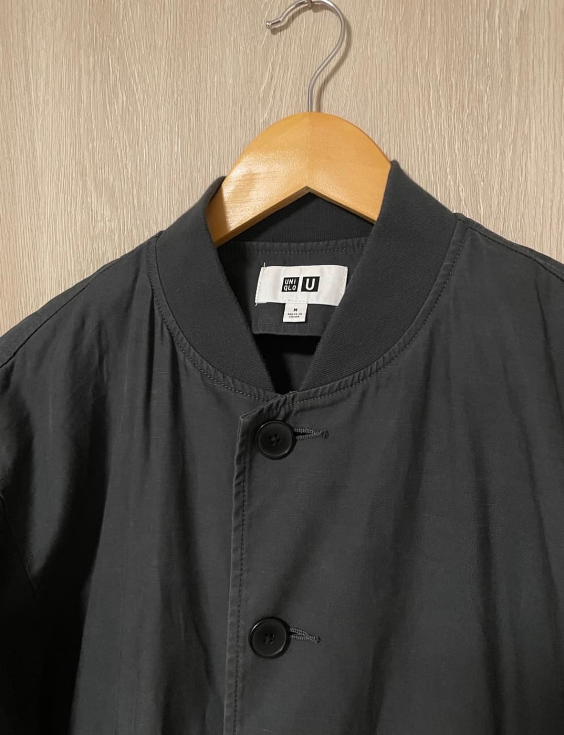 유니클로U 립 블루종 셔츠 자켓 상품이미지2