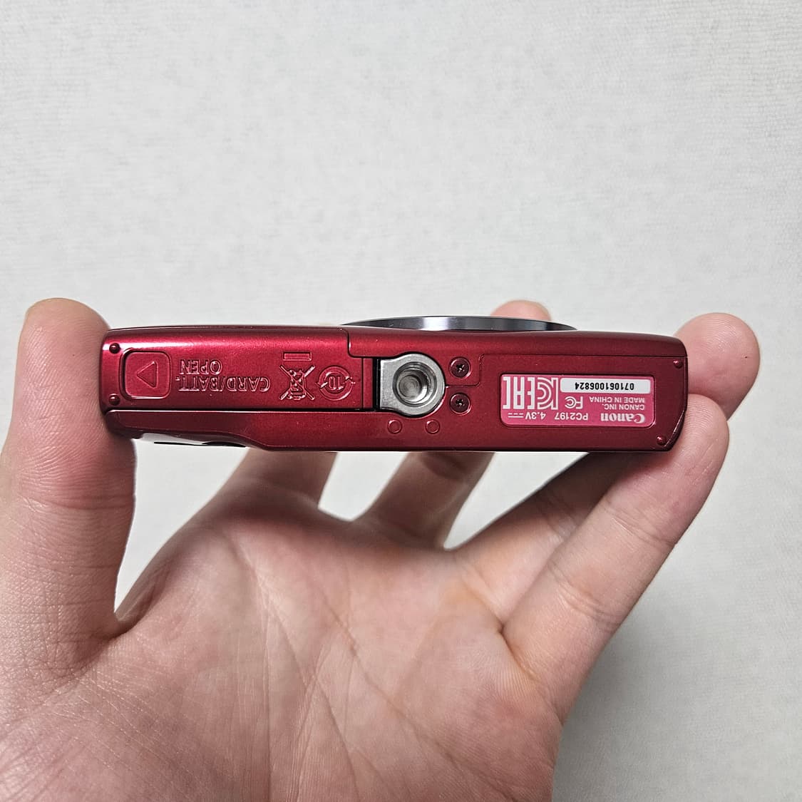 [민트급] 캐논 익시150 IXY150 레드 빈티지 디카 디지털카메라 상품이미지3