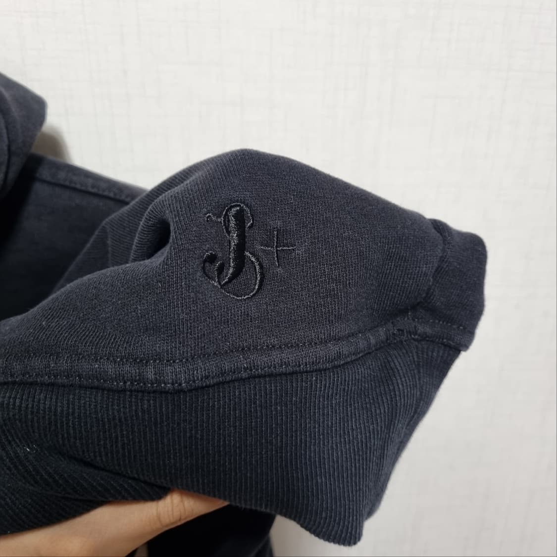 질샌더 블랙 오버핏 후드티 상품이미지2