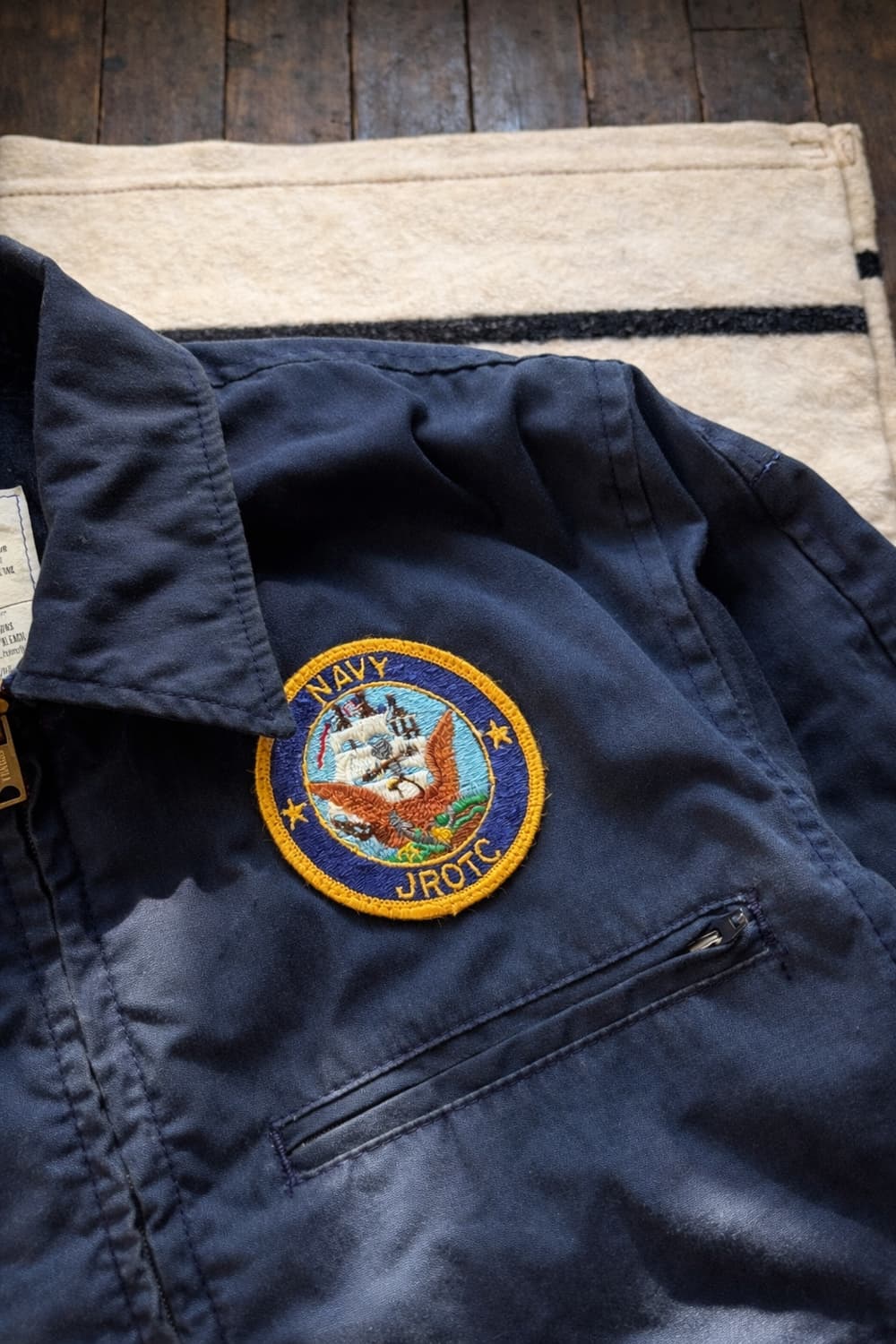 80's 미 해군 유틸리티 자켓 38R(95~100) 상품이미지3