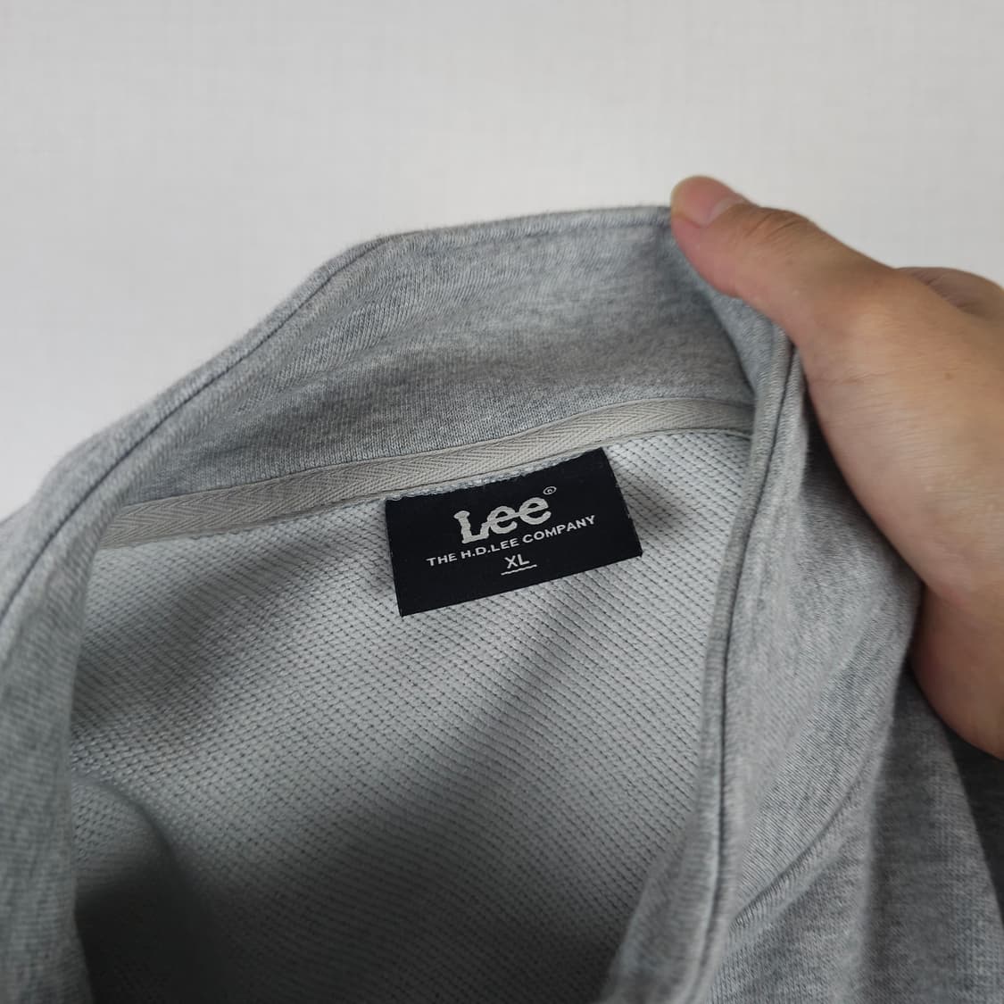 Lee 반집업 맨투맨 남자110사이즈  상품이미지3