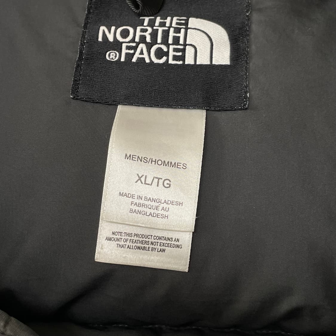 [105] 노스페이스 센터로고 700 무광 그레이 눕시 패딩 상품이미지6