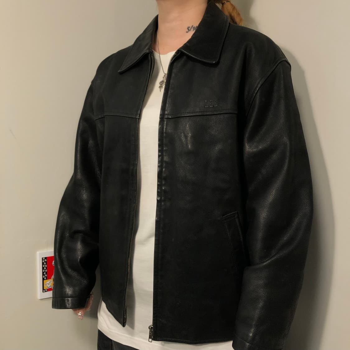 Lee 90’s 소가죽 자켓  상품이미지2