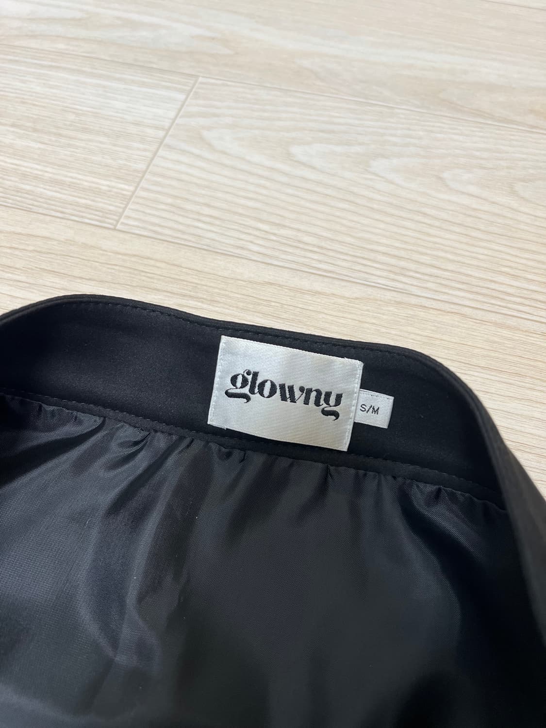 글로니 스웨이드 스커트 블랙(새상품)  상품이미지3