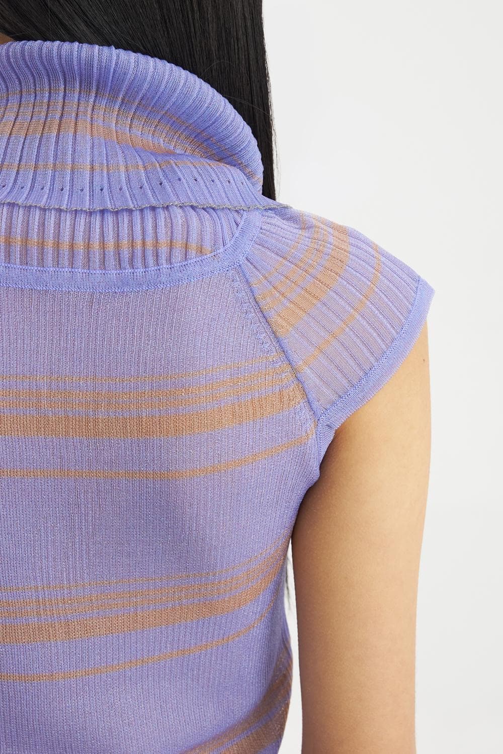 Knit vest purple 상품이미지3