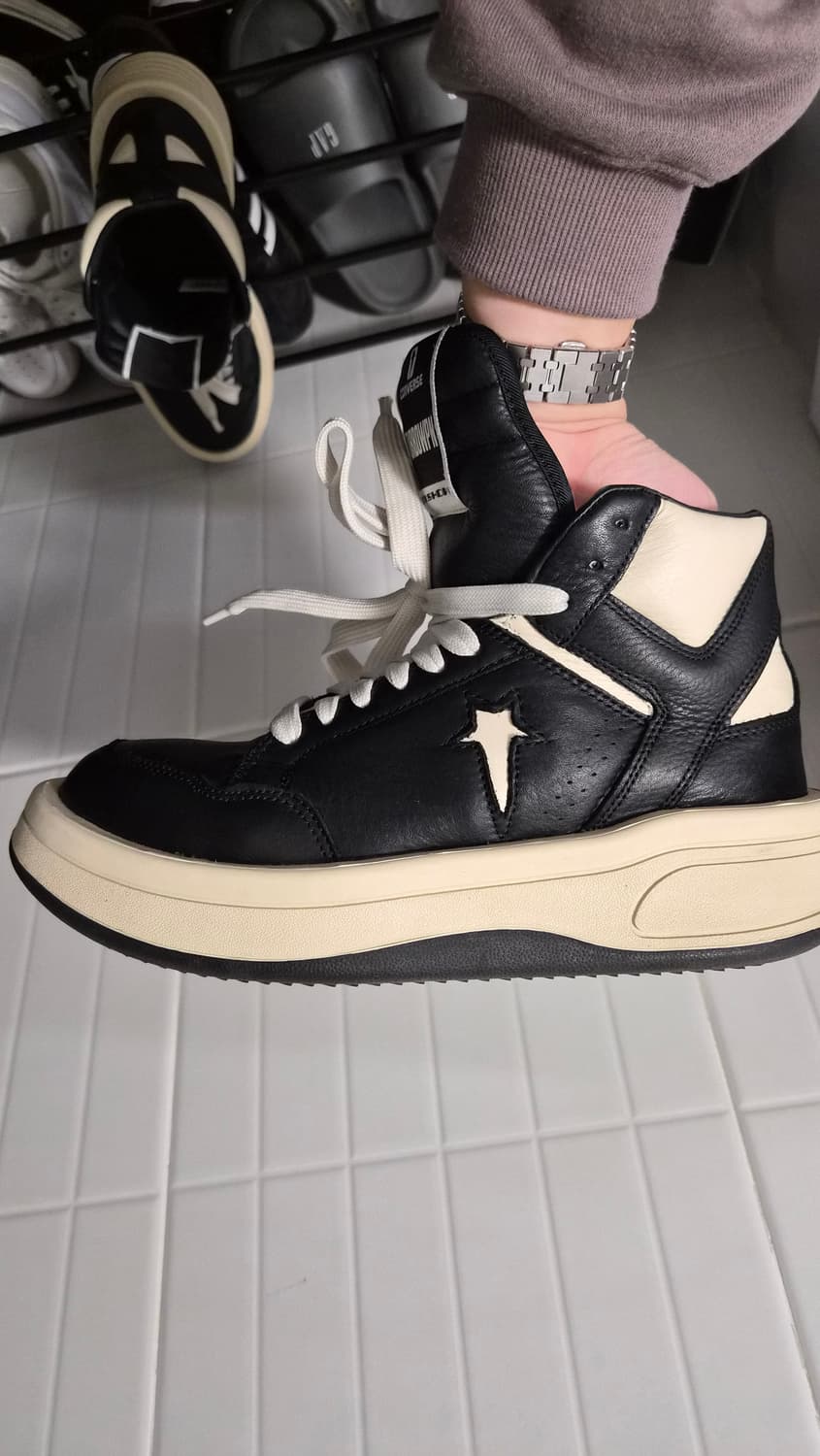 컨버스X다크쉐도우 터보웨폰 블랙크림 260 상품이미지3