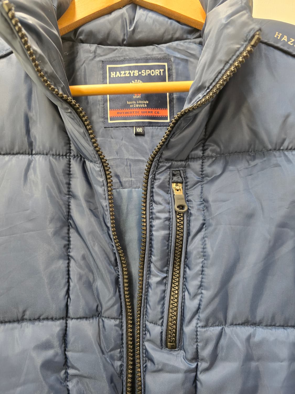 헤지스 남성 패딩 조끼.  싸이즈100 상품이미지3