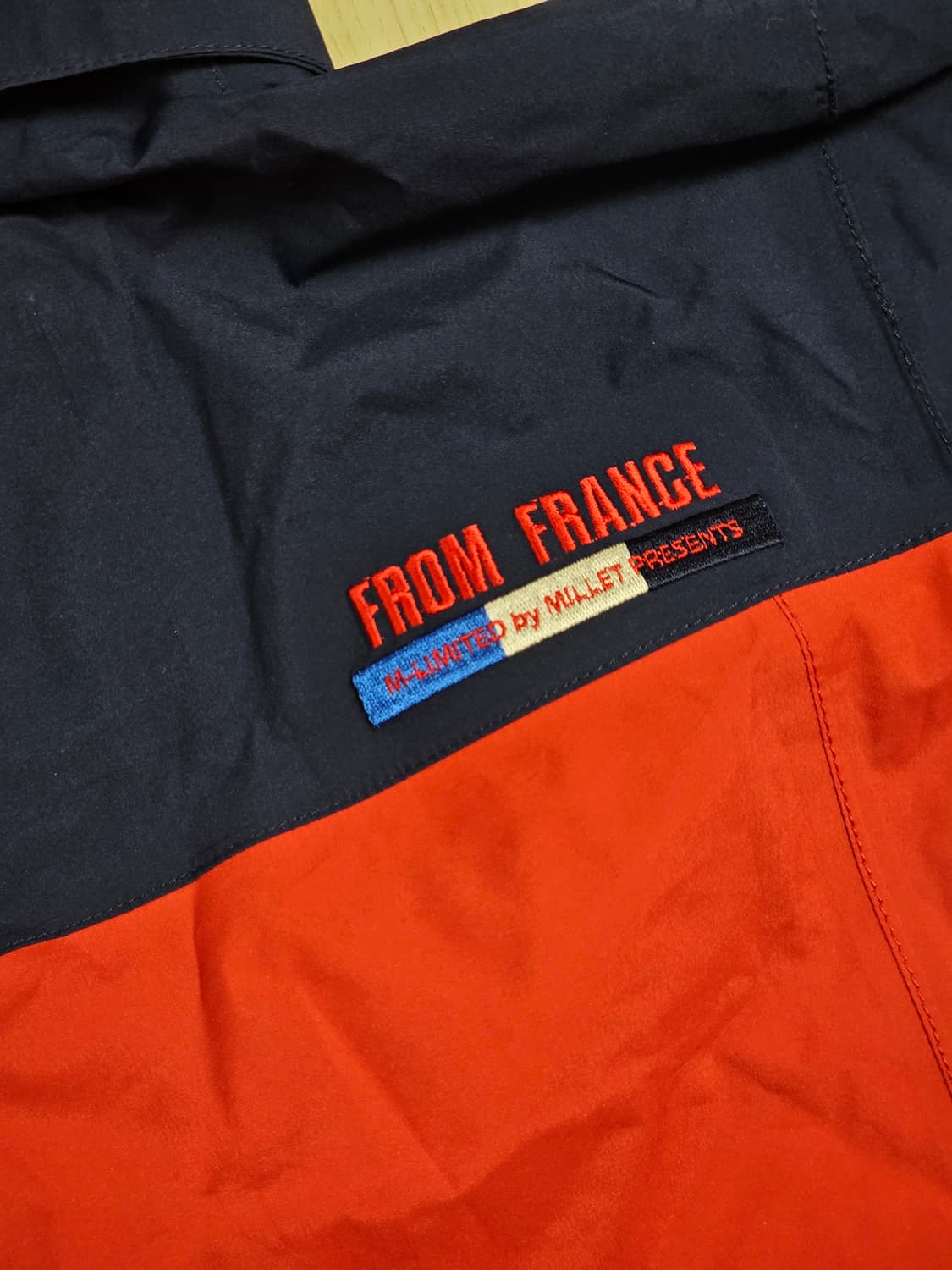 ​[95] 밀레 M-리미티드 고어텍스 패치 방수 자켓 레드/네이비 상품이미지6