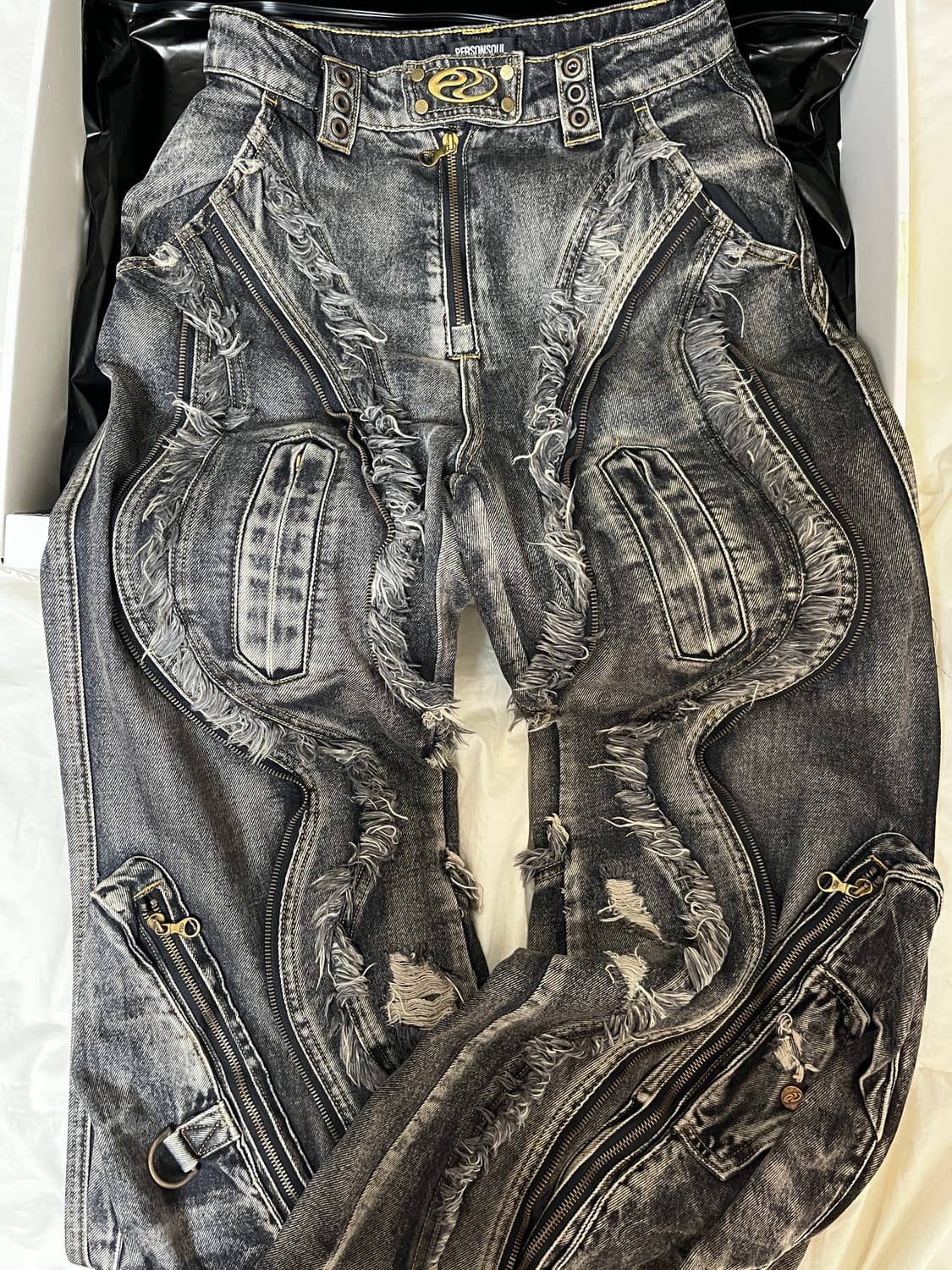 personsoul 베기 플레어 데님팬츠 상품이미지1