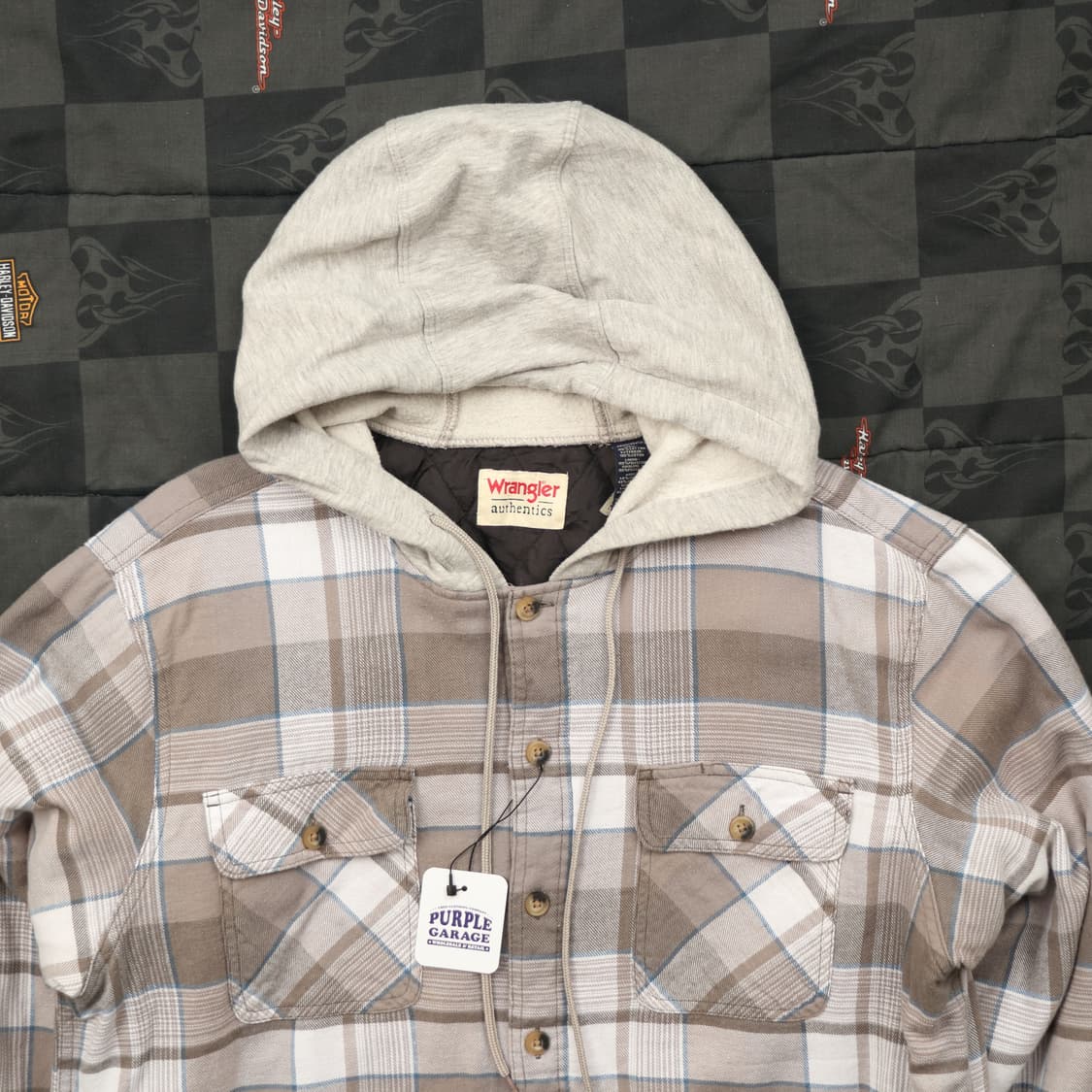 랭글러 플란넬 누빔 자켓 XL B118 상품이미지2