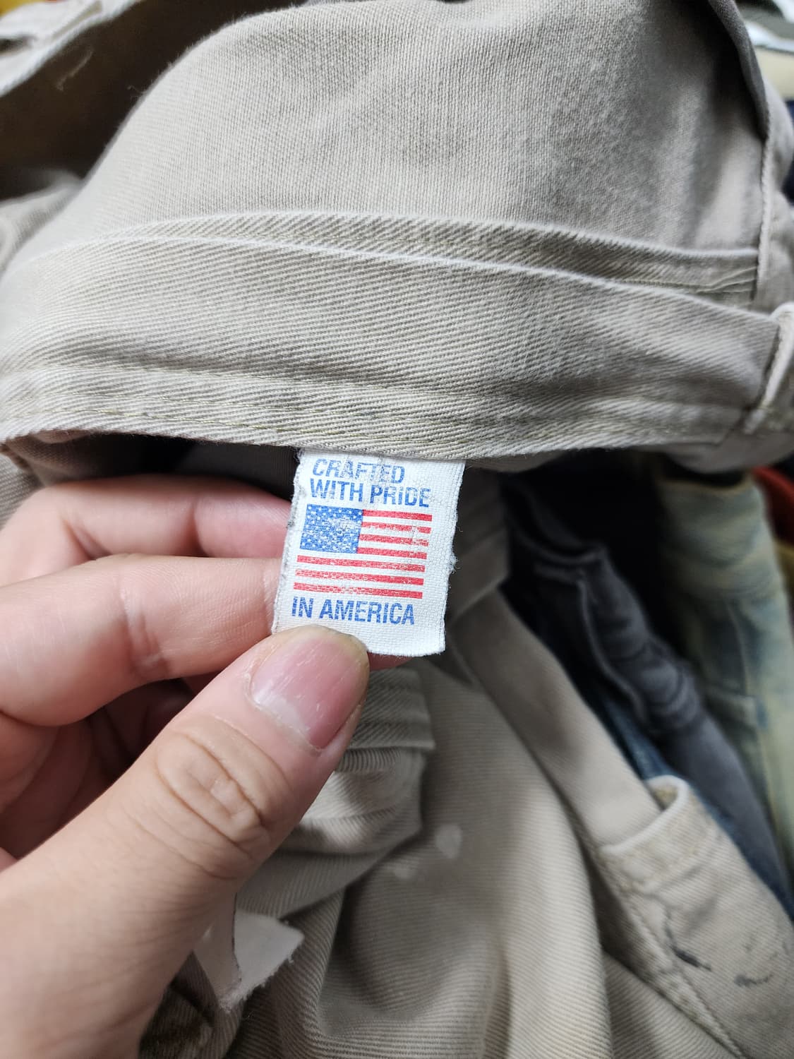 USA 크래프트 페인팅 면바지 상품이미지6
