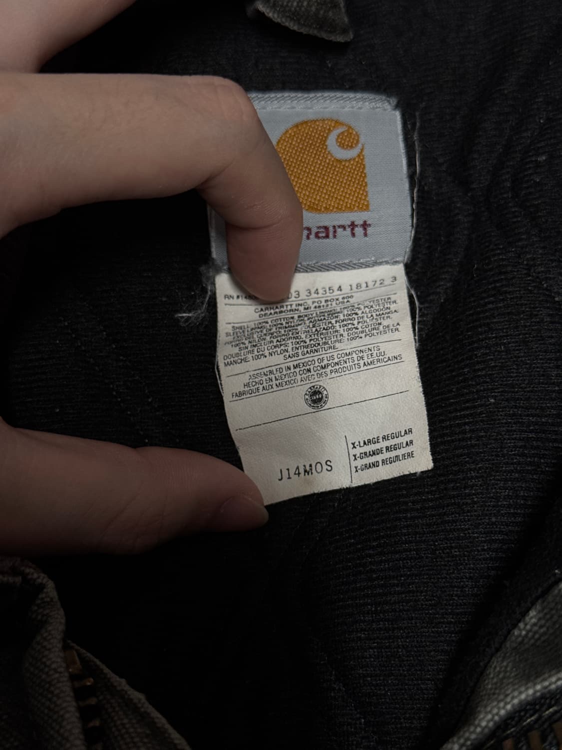 칼하트 산타페 모스그린 xl 디트로이트 자켓 j97 리바이스 상품이미지3
