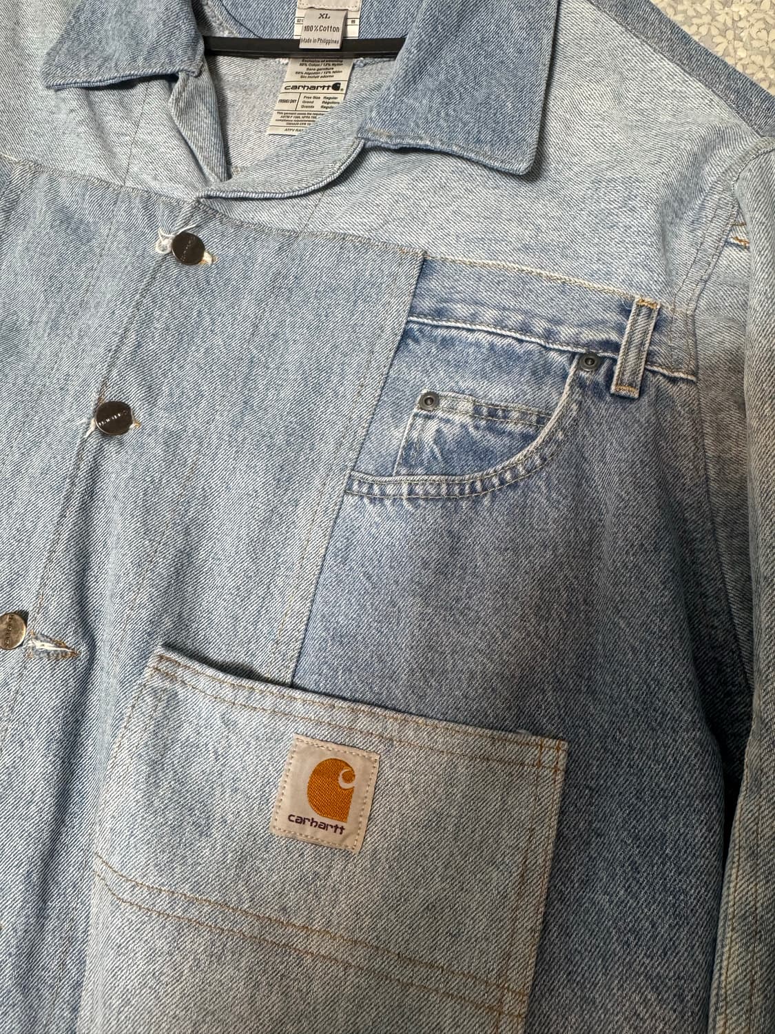 칼하트 데님 리폼 자켓 상품이미지2