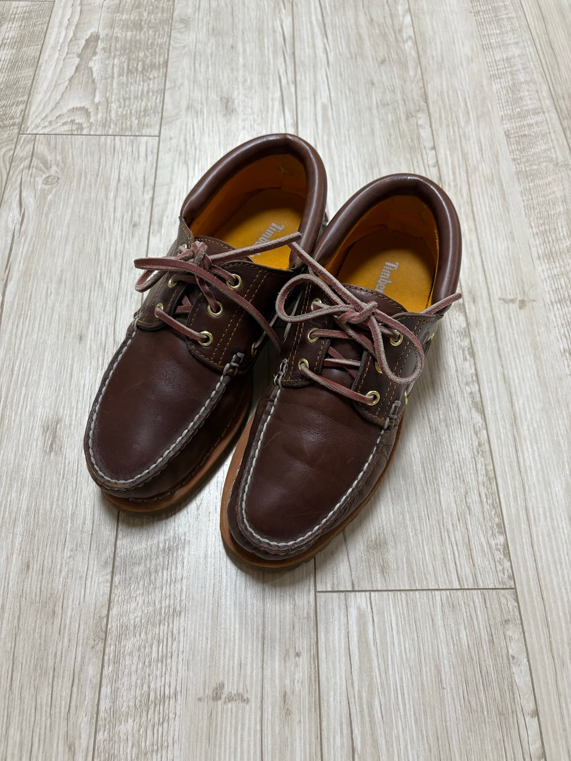 팀버랜드 3아이 보트슈즈 브라운 260 상품이미지1