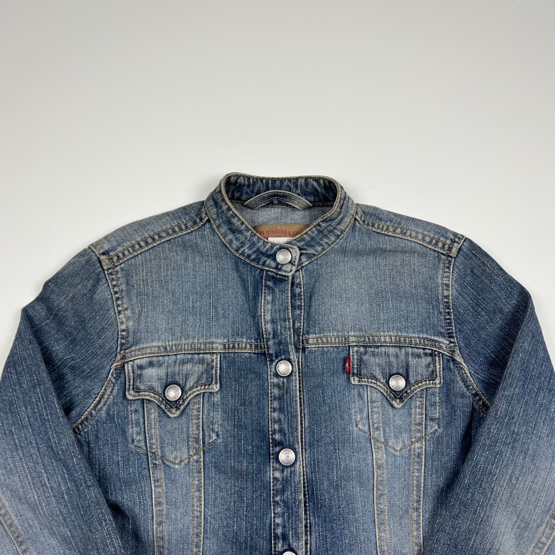 리바이스 차이나카라 데님 트러커자켓 여성M 상품이미지1
